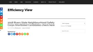 
                            4. 2018 Rivers State NeighbourHood Safety Corps Shortlisted ... - Rivers State Neighbourhood Watch Recruitment Portal
