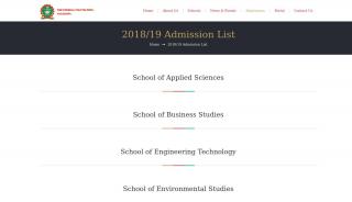 2018/19 Admission List – Federal Polytechnic, Nasarawa - Federal Polytechnic Nasarawa Admission Portal