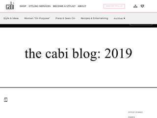 2019 Archives - Cabi Fall 2019 Collection - cabionline.com