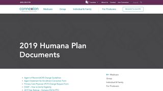 
                            14. 2019 Humana Plan Documents – Connexion Insurance ... - Humana Producer Portal