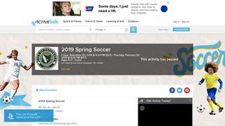 
                            7. 2019 Spring Soccer - Pataskala , OH 2018 | ACTIVEkids - Pataskala Soccer Sign Up