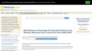 
2019 Windsor Medicare Extra Comp Plus Plan (HMO SNP) in TN ...
