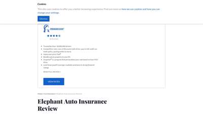 2020 Elephant Auto Insurance Reviews: Car Insurance