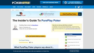 
                            4. 2020 Poker Review: Guide to PurePlay Poker - Poker Sites - Pure Play Portal Problems