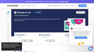 
20cogs.co.uk Analytics - Market Share Stats & Traffic Ranking  
