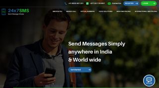 
                            6. 24X7SMS - International Bulk SMS Provider, Bulk SMS India ... - 247sms Portal