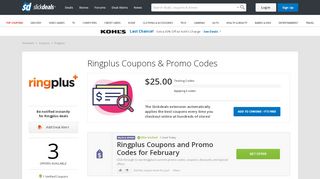
                            1. 3 Ringplus Coupons, Promo Codes, Deals & Sales ~ Jan 2020 - Ringplus Portal