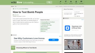 
                            1. 3 Ways to Text Bomb People - wikiHow - Text Sign Up Prank