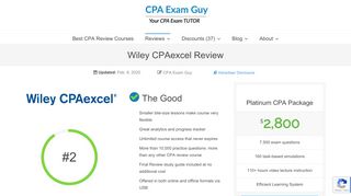 
                            8. [$325 Discount Code] Wiley CPAexcel Review (2019) - Wiley Efficient Learning Cpa Portal