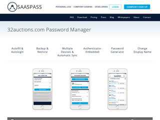 
                            4. 32auctions.com Password Manager SSO Single Sign ON