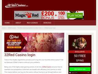 
                            3. 32Red Casino—Login