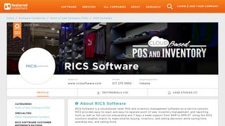
                            7. 33 RICS Software Customer Reviews & References ... - Rics Enterprise Portal