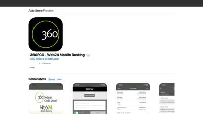 ‎360FCU - Web24 Mobile Banking on the App Store
