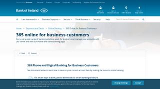 
365 Online - Business Banking - Bank of Ireland
