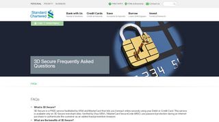 
                            7. 3D Secure Frequently Asked Questions - Standard Chartered - 3d Secure Portal