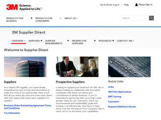 
                            2. 3M Supplier Direct | For Current & Prospective Suppliers