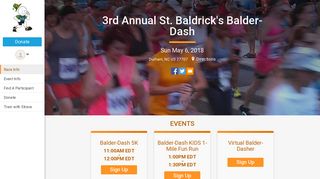 
                            2. 3rd Annual St. Baldrick's Balder-Dash - RunSignup - St Baldrick's Sign In