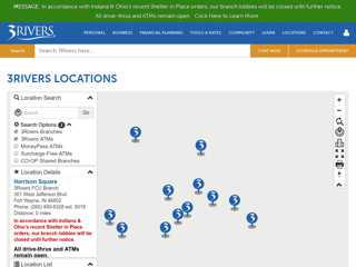
                            5. 3Rivers Locations | Credit Union Banking Fort Wayne and ...
