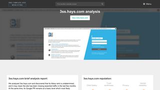 
                            6. 3SS Hays. Hays 3SS (UK) - Vendor Management System - Hays 3ss Login