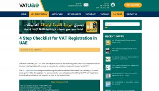 
                            7. 4 Step Checklist for VAT Registration in UAE Through FTA Portal - Uae Vat Registration Portal