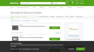 
                            12. 40% Off | Bonusprint Discount Codes - January 2020 - Groupon - Bonusprint Uk Portal
