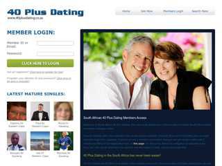 
                            1. 40 Plus Dating South Africa - Login to 40 Plus Dating Today