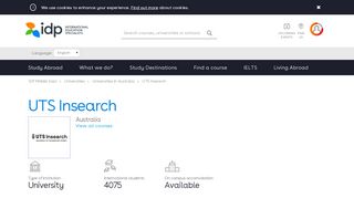 
44 courses available at UTS Insearch in Australia (THE ... - Idp  
