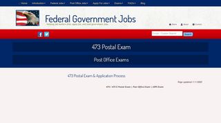 
                            9. 473 Postal Exam | Post Office Exam | USPS Exam - Federal Jobs - Postal Exam Registration Portal