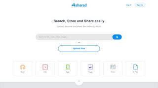 
                            2. 4shared.com - free file sharing and storage