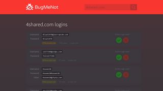 
                            6. 4shared.com passwords - BugMeNot - Https Www 4shared Com Web Portal