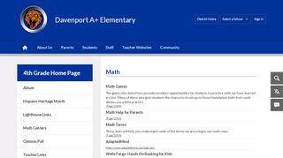 
                            8. 4th Grade Home Page / Math - Caldwell County Schools - Runmoby Portal