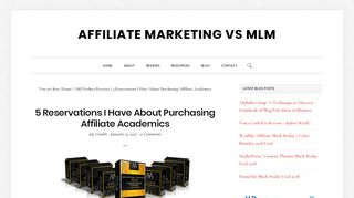 
                            6. 5 Reservations I Have About Purchasing Affiliate Academics - Affiliate Academics Portal