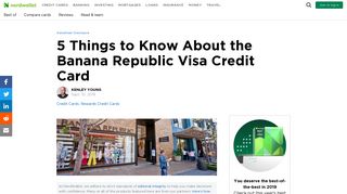 
                            6. 5 Things to Know About the Banana Republic Visa Credit Card - Bananarepublic Gap Com Credit Card Portal