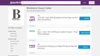 
                            2. 50% Off Brookstone Coupons, Promo Codes & Free Shipping ... - Brookstone Email Sign Up