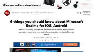 
6 things you should know about Minecraft Realms for iOS ...  
