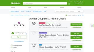 
                            4. 60% off Athleta Coupons, Promo Codes & Deals 2019 ... - Athleta Email Sign Up