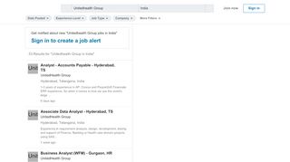 
                            8. 61 Unitedhealth Group jobs in India - LinkedIn - Uhg Careers India Portal