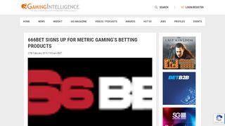 
                            1. 666BET signs up for Metric Gaming's betting products ... - 666bet Sign Up Offer