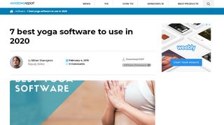 
7 best yoga software to use in 2019 - Windows Report  
