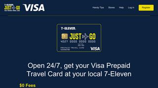 
7-Eleven Just Go - Visa Prepaid Travel Money Card
