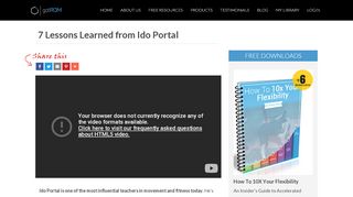 
                            5. 7 Lessons Learned from Ido Portal - Got ROM - Ido Portal Splits