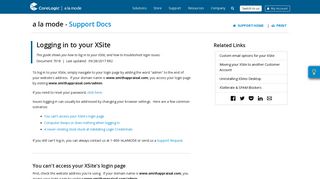 
                            5. 7018 - Logging in to your XSite - Support - Alamode - Alamode Portal