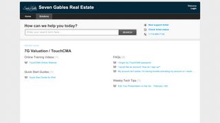 
7G Valuation / TouchCMA : Seven Gables Real Estate
