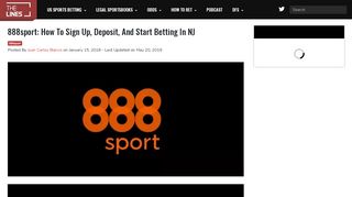 
888 Sportsbook: How To Sign Up, Deposit, And Start Betting ...  
