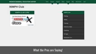 
                            1. 90MPH Club - Baseball Education Center - Paul Reddick ... - Paul Reddick 90 Mph Club Portal