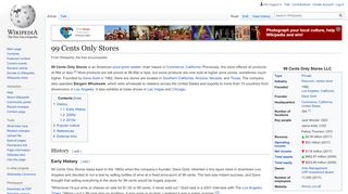 
99 Cents Only Stores - Wikipedia  

