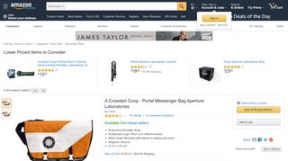 
                            1. A Crowded Coop - Portal Messenger Bag Aperture ... - Amazon.com - Portal 2 Messenger Bag Review