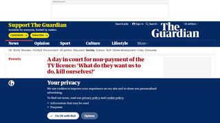 
A day in court for non-payment of the TV licence: 'What do they ...  
