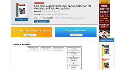 
                            14. A Genetic Algorithm Based Feature Selection for ...