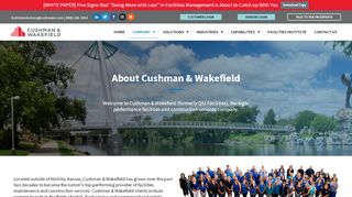 
A National ... - Company - Cushman & Wakefield (formerly QSI Facilities)
